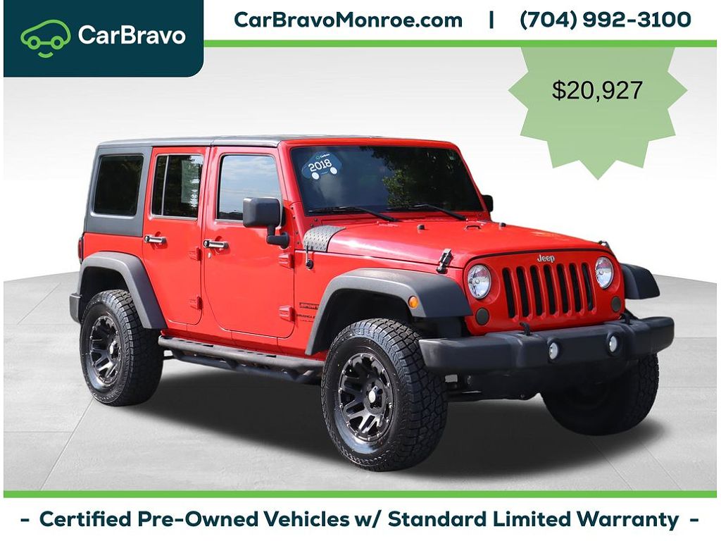 2018 Jeep Wrangler JK Unlimited Sport 4x4
