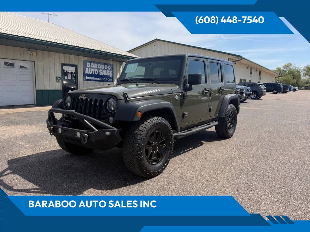 2016 Jeep Wrangler Unlimited Unlimited Willys Wheeler