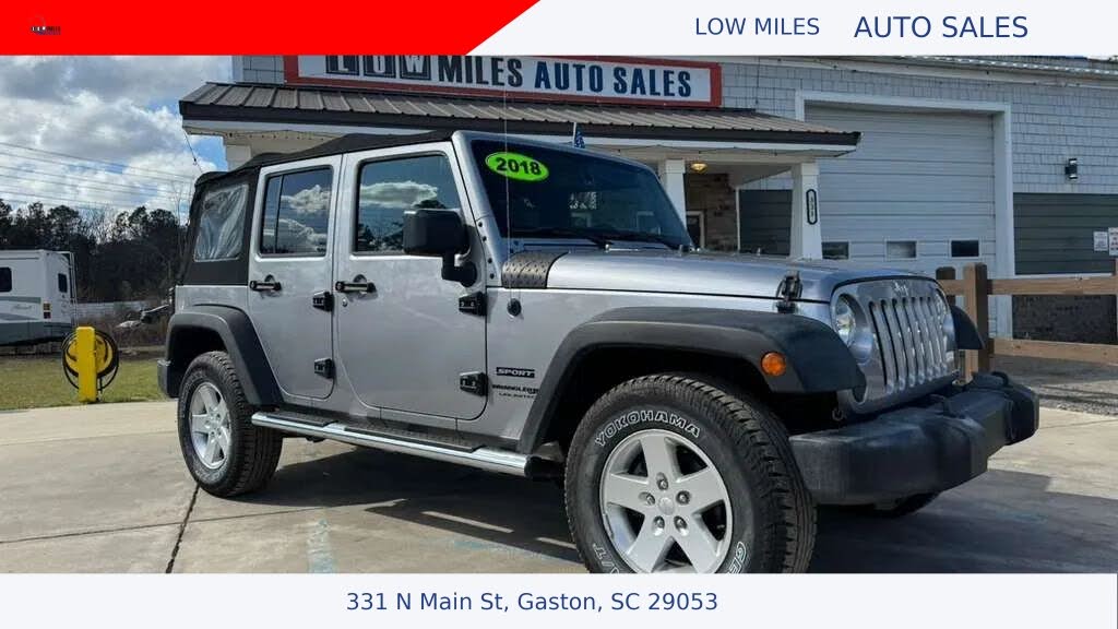 2018 Jeep Wrangler Unlimited Unlimited Sport