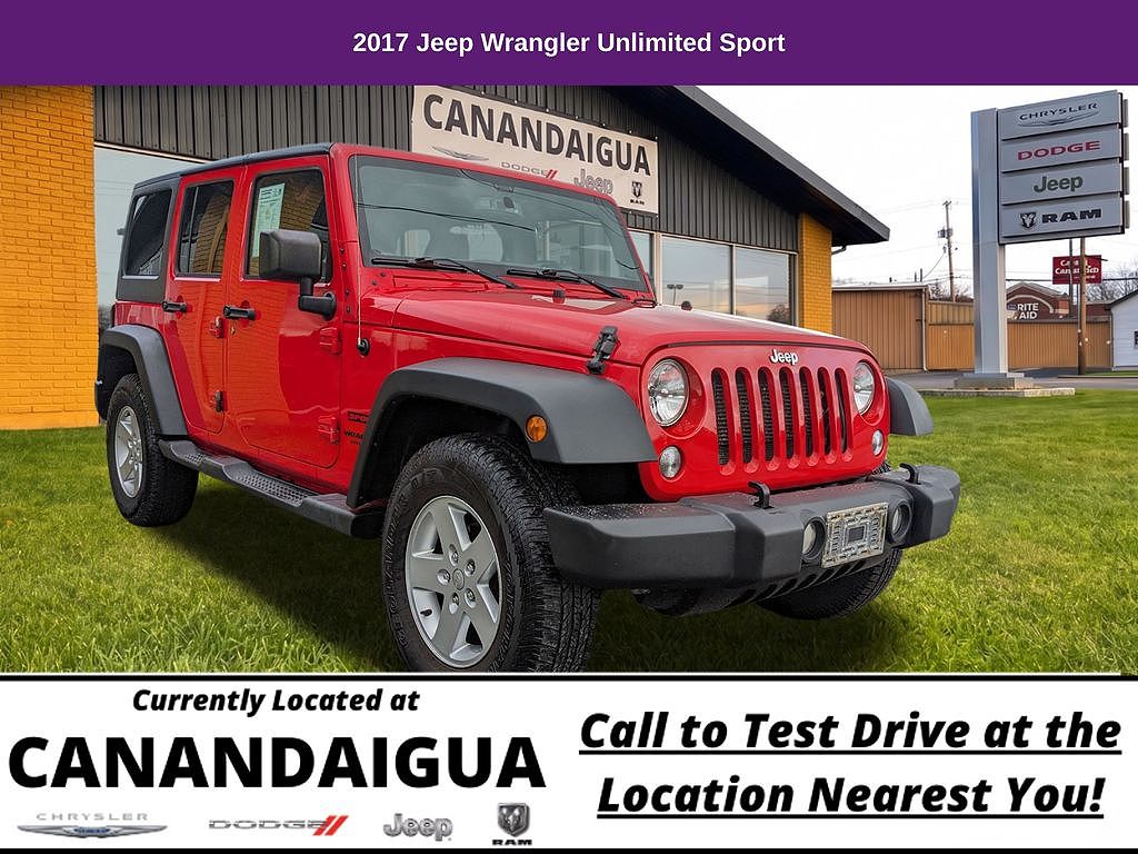 2017 Jeep Wrangler JK Unlimited Sport 4x4