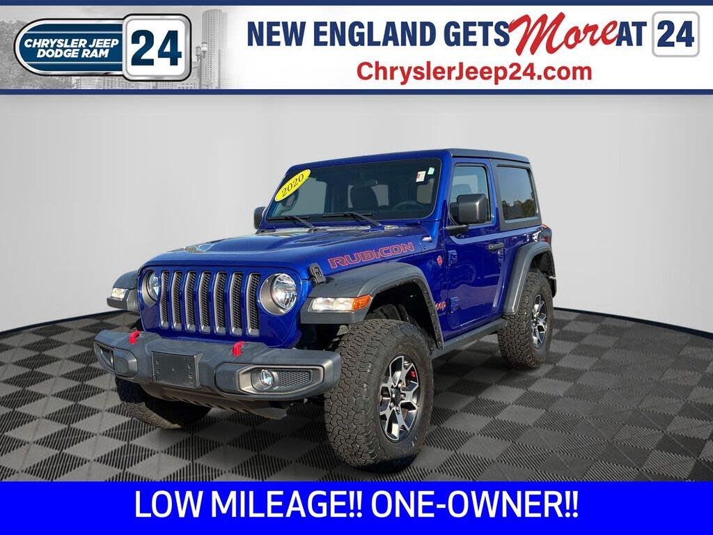 2020 Rubicon in Ocean Blue Metallic Clear Coat, 34,892 miles for sale in Brockton, MA