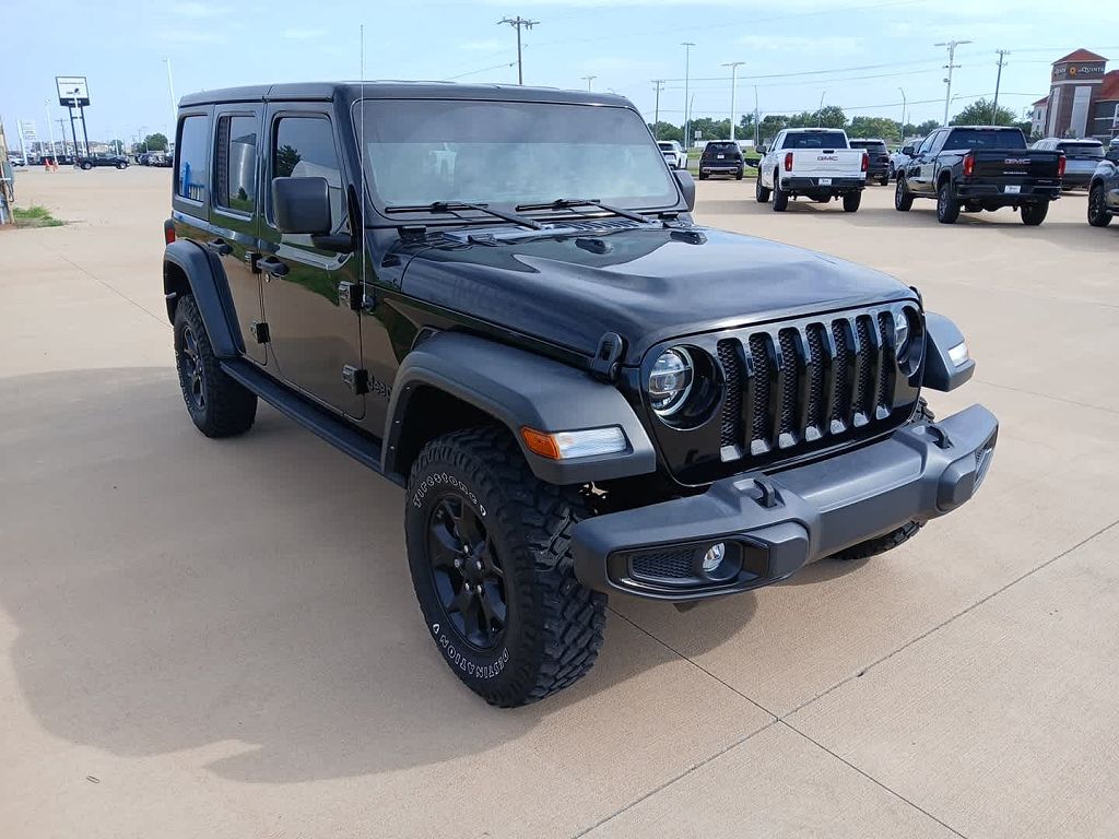 2022 Unlimited Willys in Black, 11,319 miles for sale in Woodward, OK