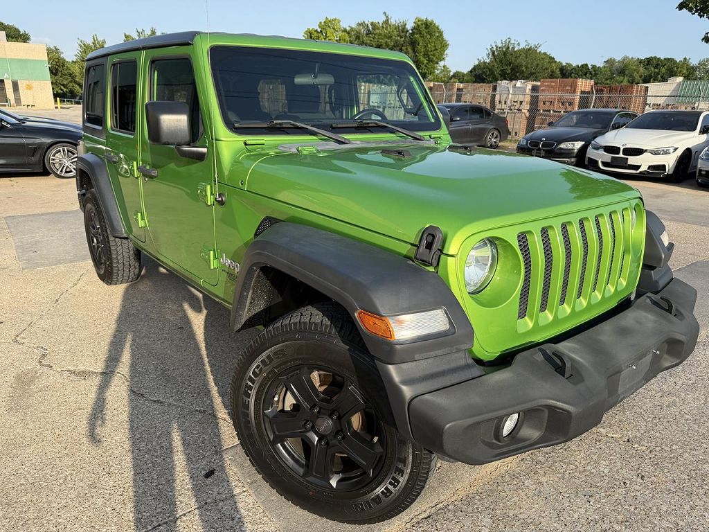 2018 Unlimited Sport S in Green, 40,331 miles for sale in Dallas, TX