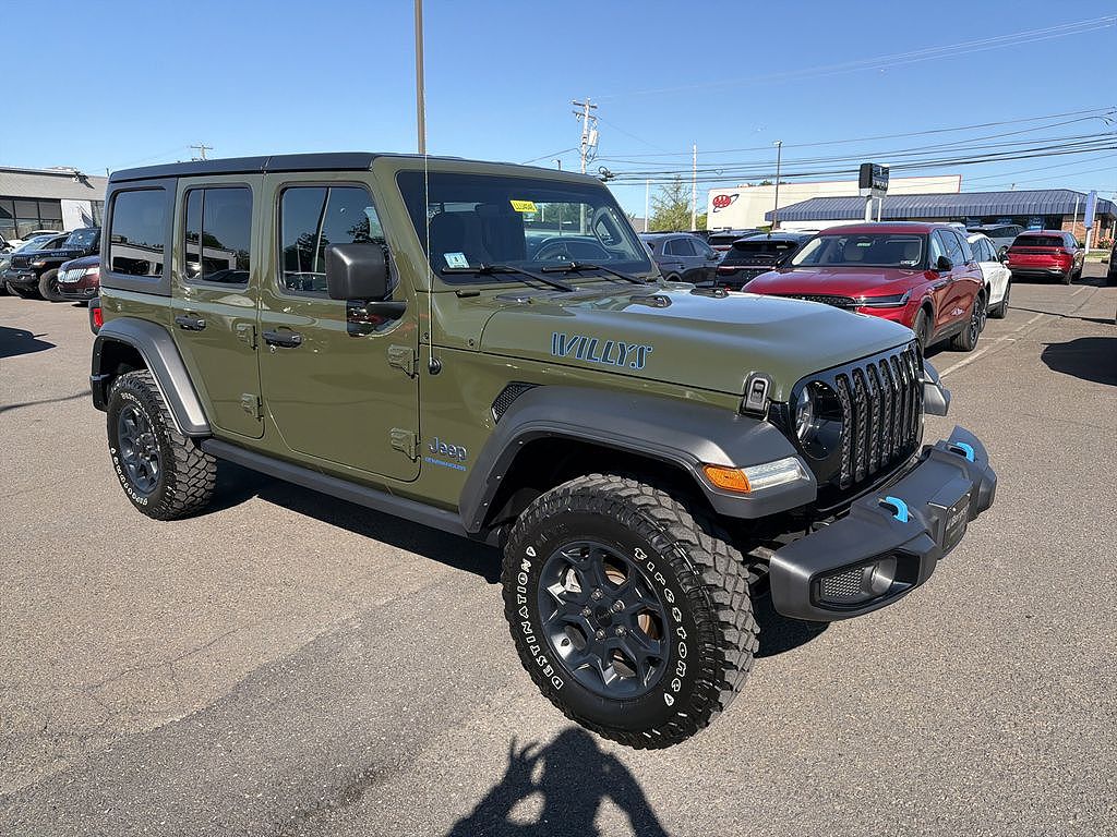 2023 Jeep Wrangler Unlimited 4xe 2.0L 4WD Willys Hard Top w/ Cold Weather & Convenience Pkg