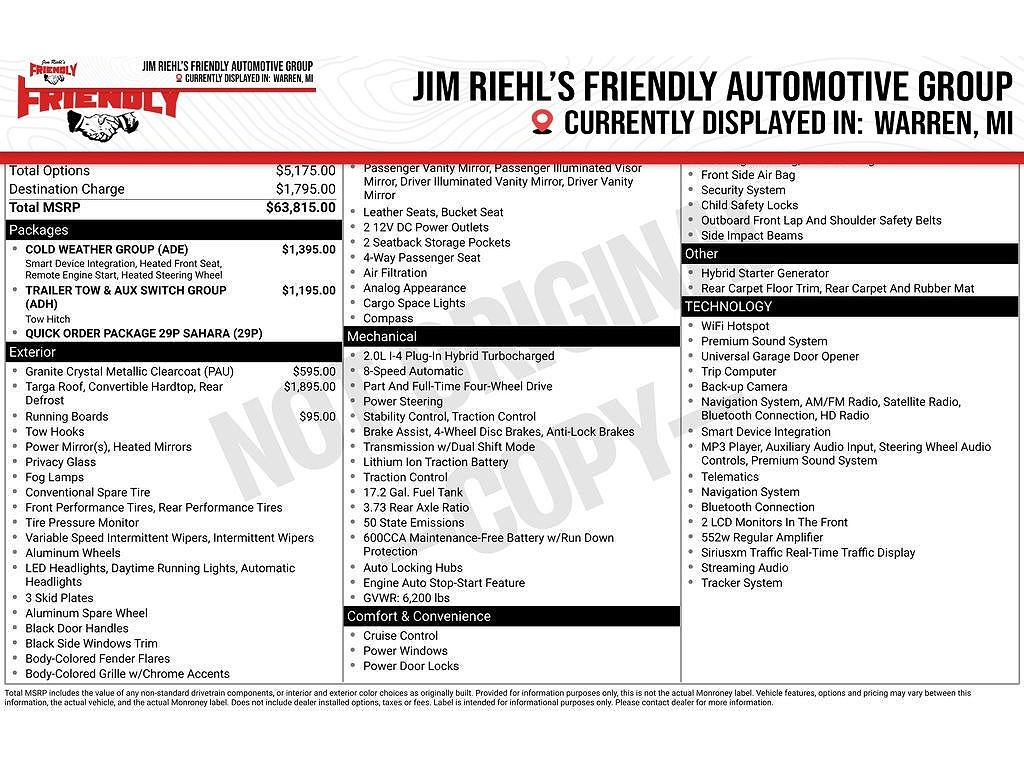 2023 Jeep Wrangler 4xe Sahara