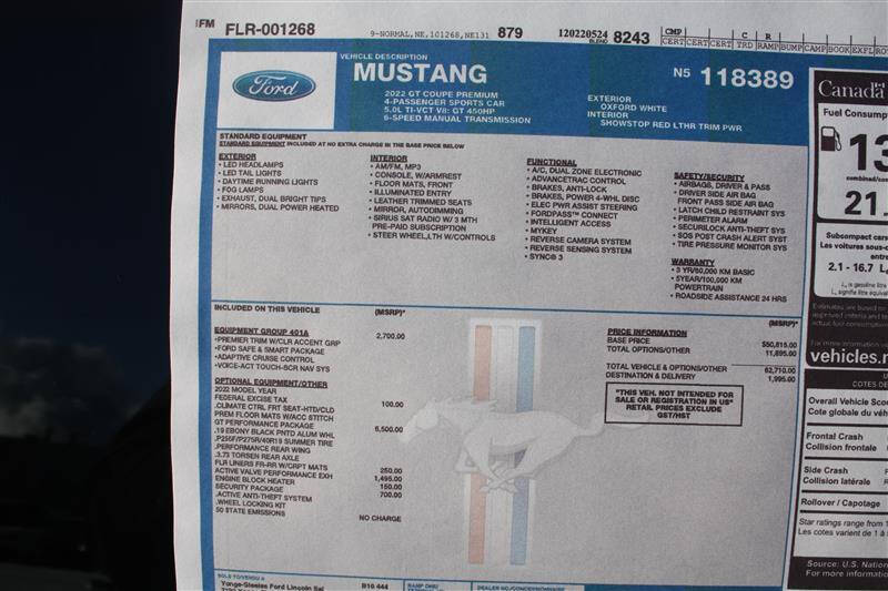 Vehicle Image 14 of 15 for 2022 Ford Mustang