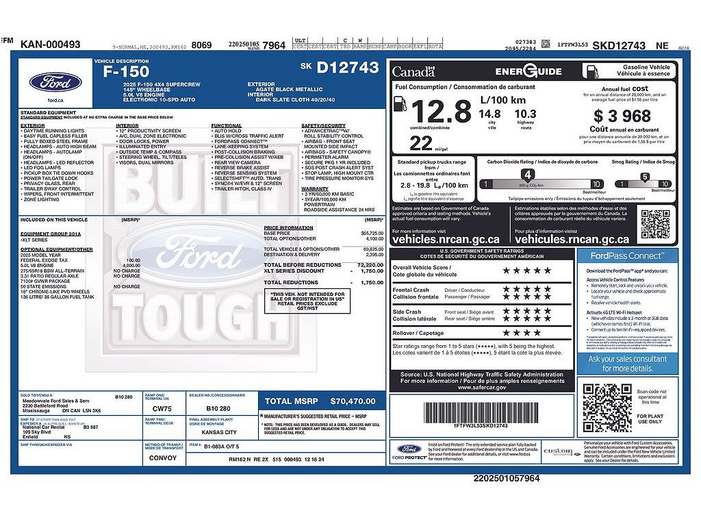 2025 Ford F-150 XLT