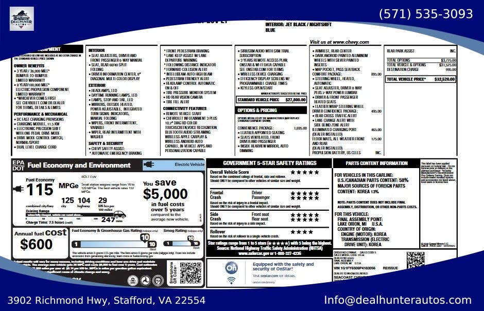 2023 Chevrolet Bolt EUV LT