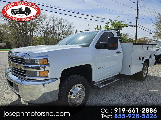 2015 Chevrolet Silverado 3500HD 4WD Reg Cab DRW LT, For Sale In Raleigh, NC.