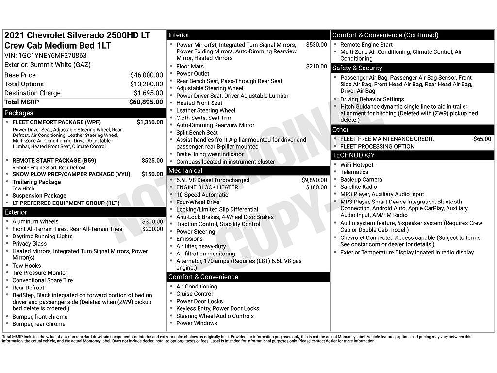 2021 Chevrolet Silverado 2500HD LT