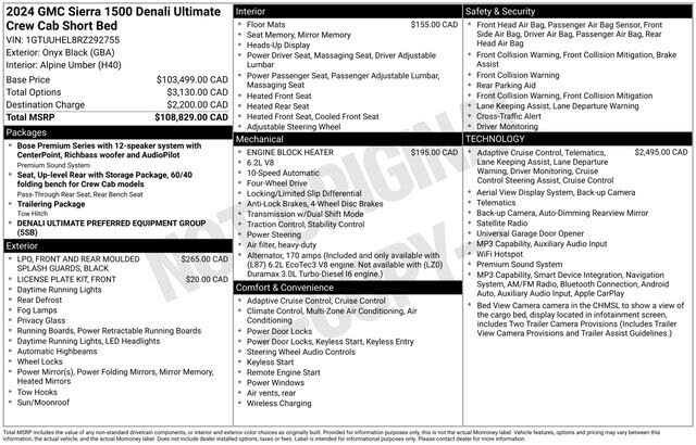 2024 GMC Sierra 1500 Denali Ultimate