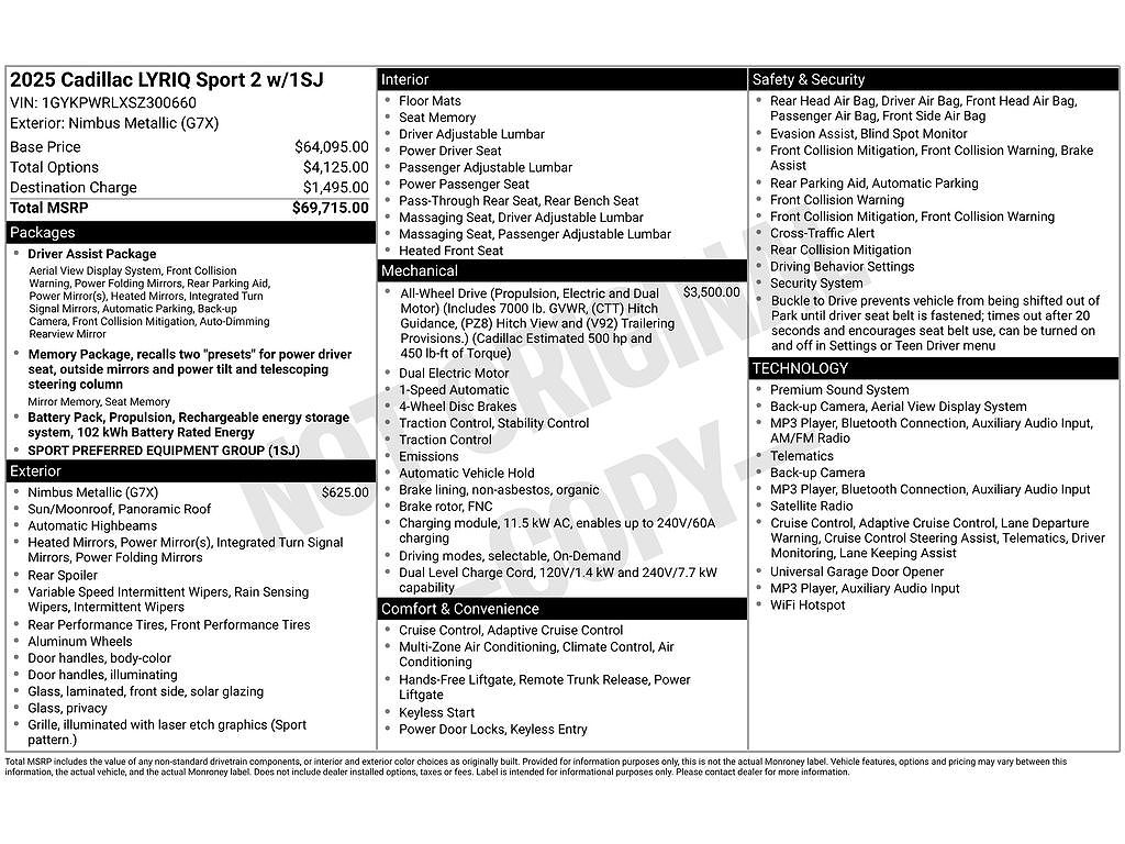 2025 Cadillac Lyriq Sport 2
