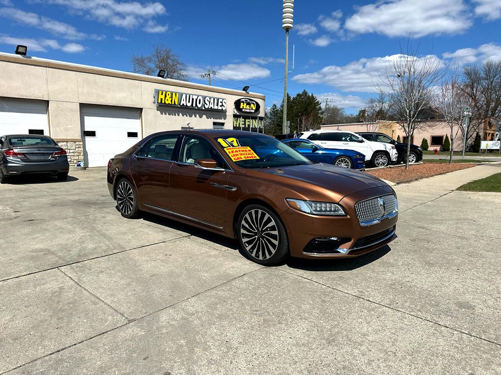 2017 Lincoln Continental Black Label