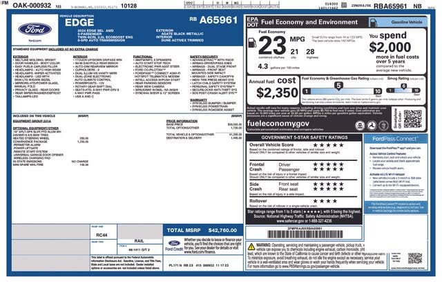 2024 Ford Edge ST-Line