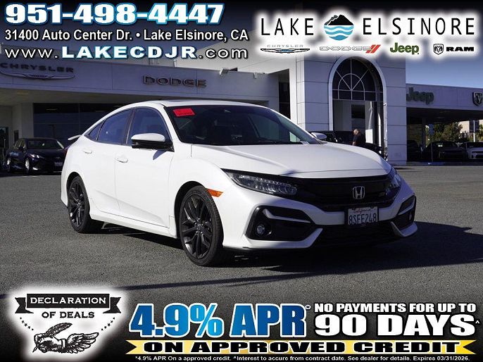 2020 Si in Platinum White Pearl, 64,666 miles for sale in Milpitas, CA
