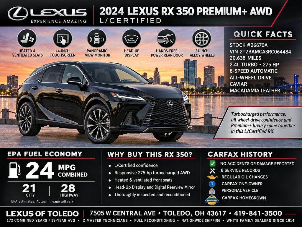 2024 Lexus RX 350 350 Premium