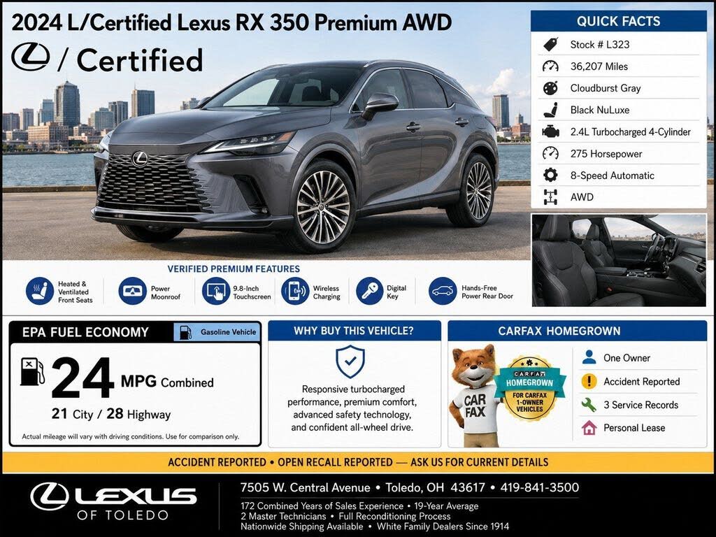2024 Lexus RX 350 350 Premium
