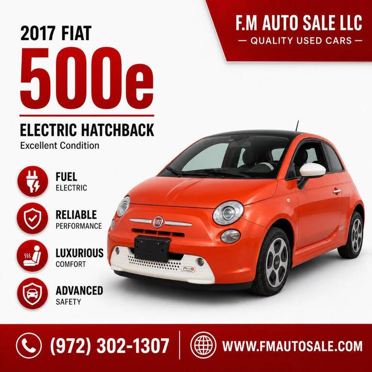 2017 Fiat 500e Battery Electric