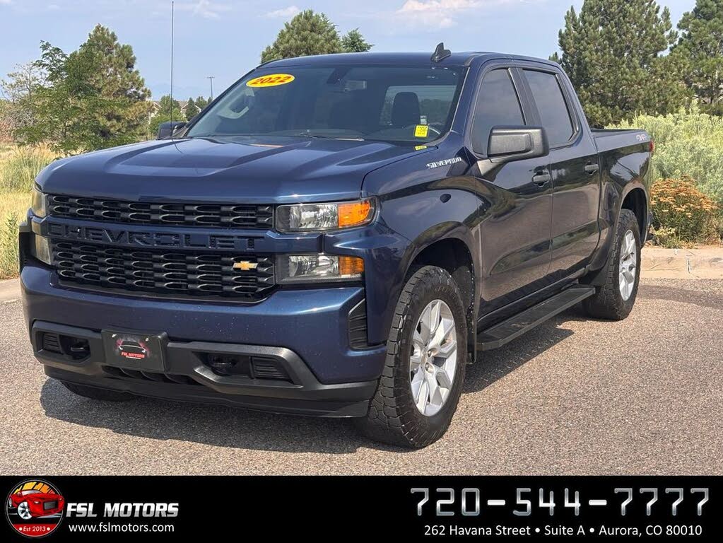 2022 Chevrolet Silverado 1500 LTD 4WD Crew Cab Short Bed Custom