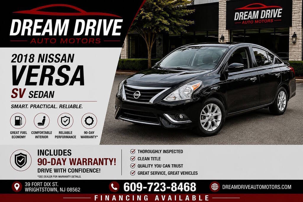 2018 Nissan Versa 1.6 S Plus