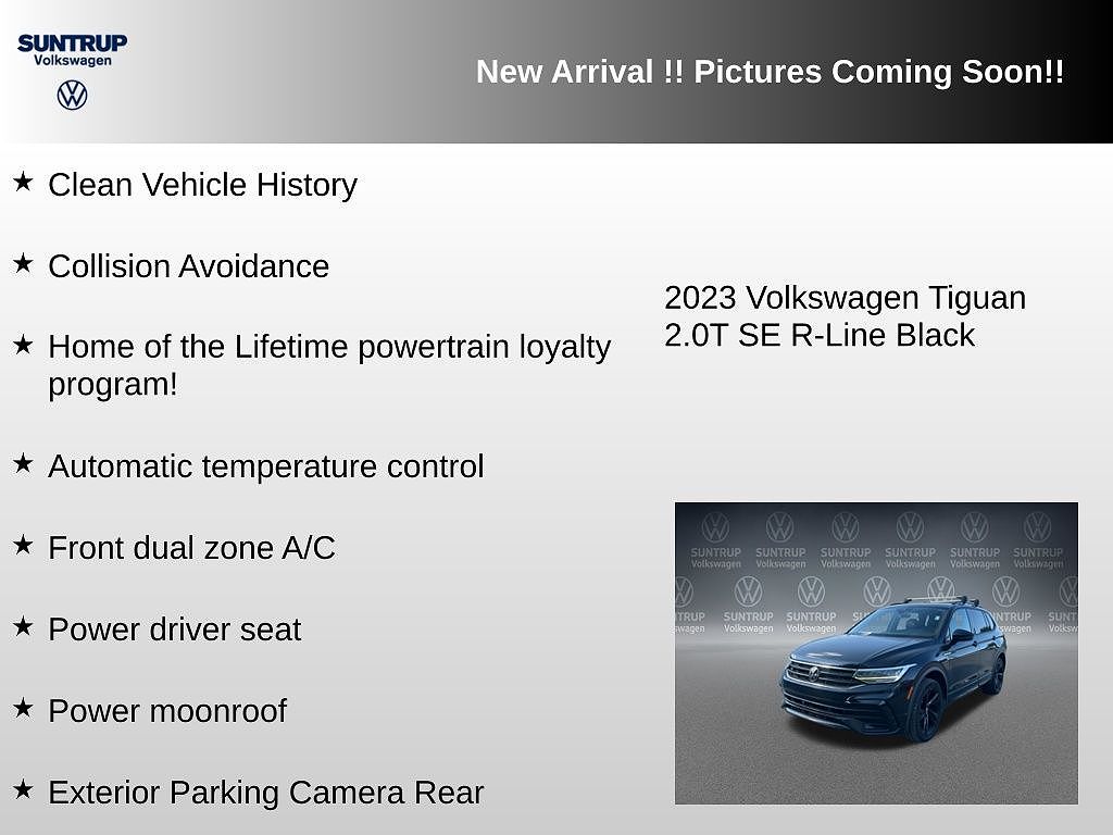 2023 Volkswagen Tiguan SE R-Line Black