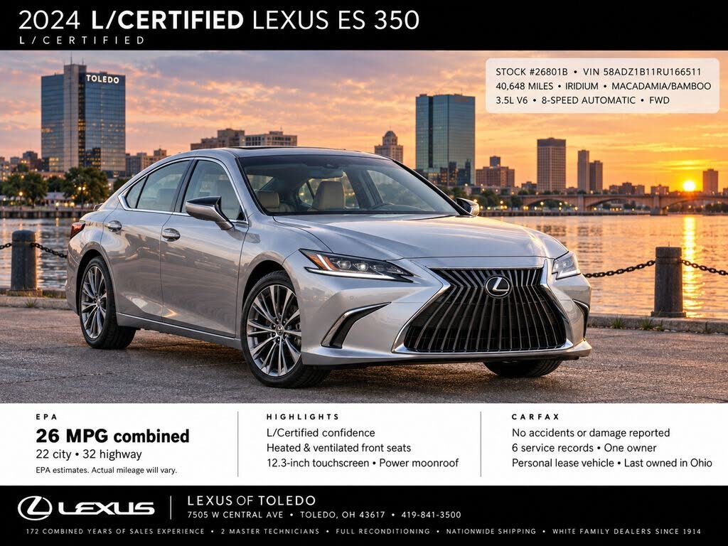 2024 Lexus ES 350 350