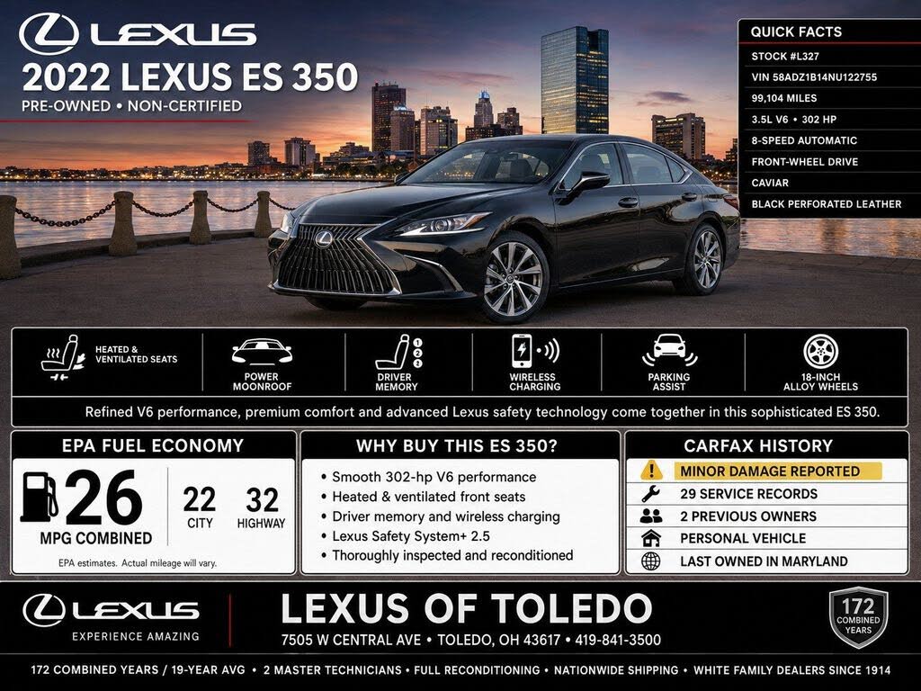 2022 Lexus ES 350