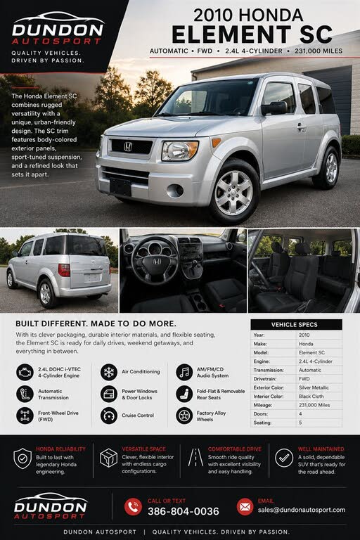 2010 Honda Element SC
