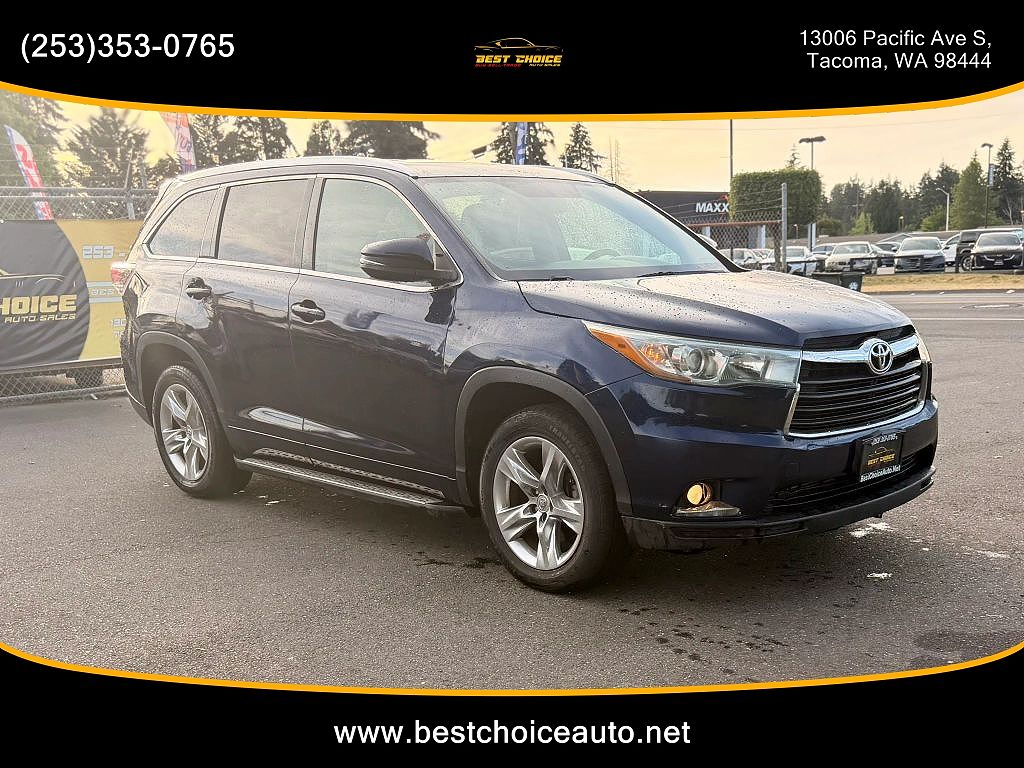 2015 Toyota Highlander Limited Platinum