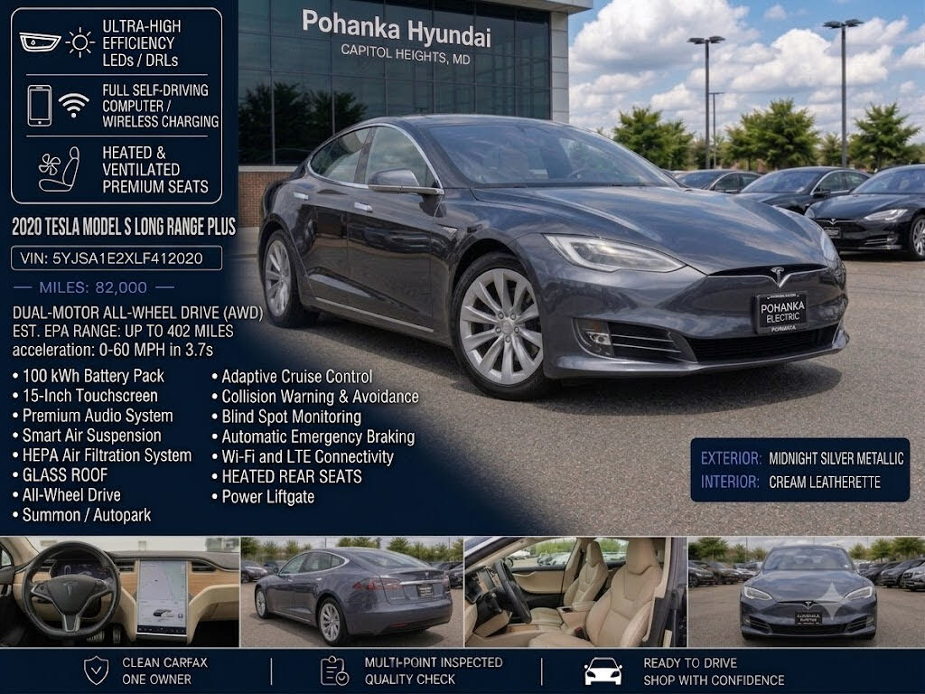 2020 Tesla Model S Long Range Plus