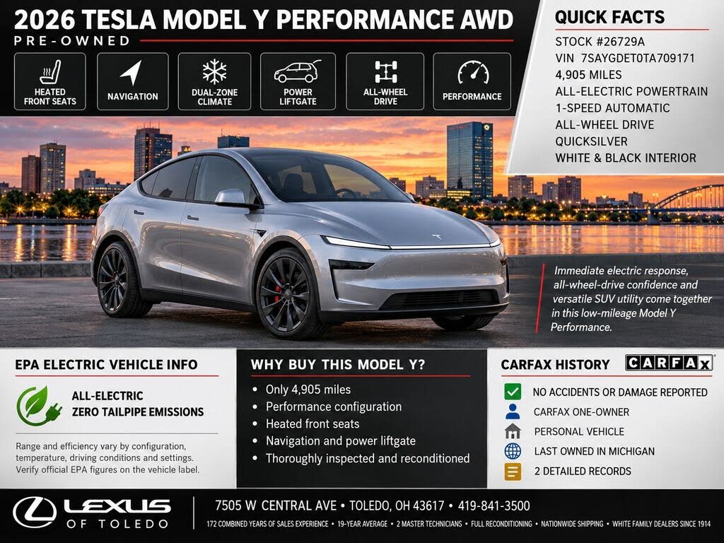 2026 Tesla Model Y Performance