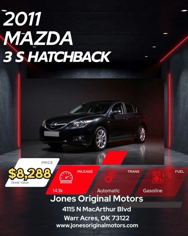 2011 Mazda 3 s Sport