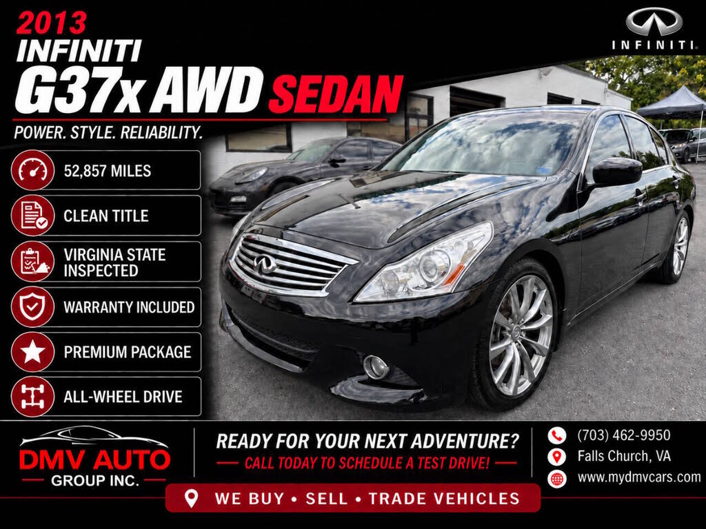 2013 Infiniti G Sedan G37x