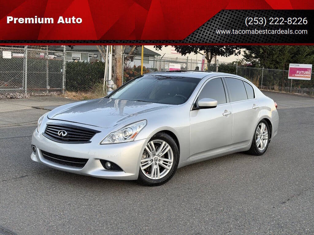 2012 Infiniti G Sedan G37x Sport Appearance Edition
