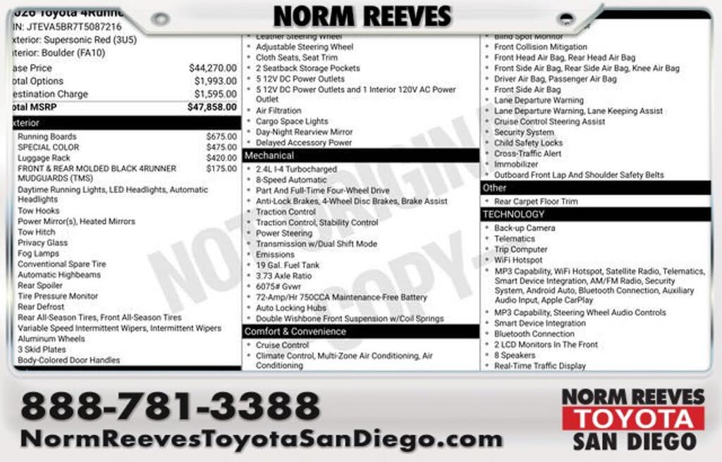 2026 Toyota 4Runner TRD Sport Premium