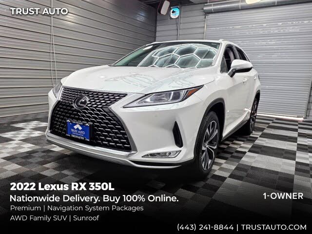 2022 Lexus RX RX 350L AWD SUV w/Premium/Navigation System Pkgs