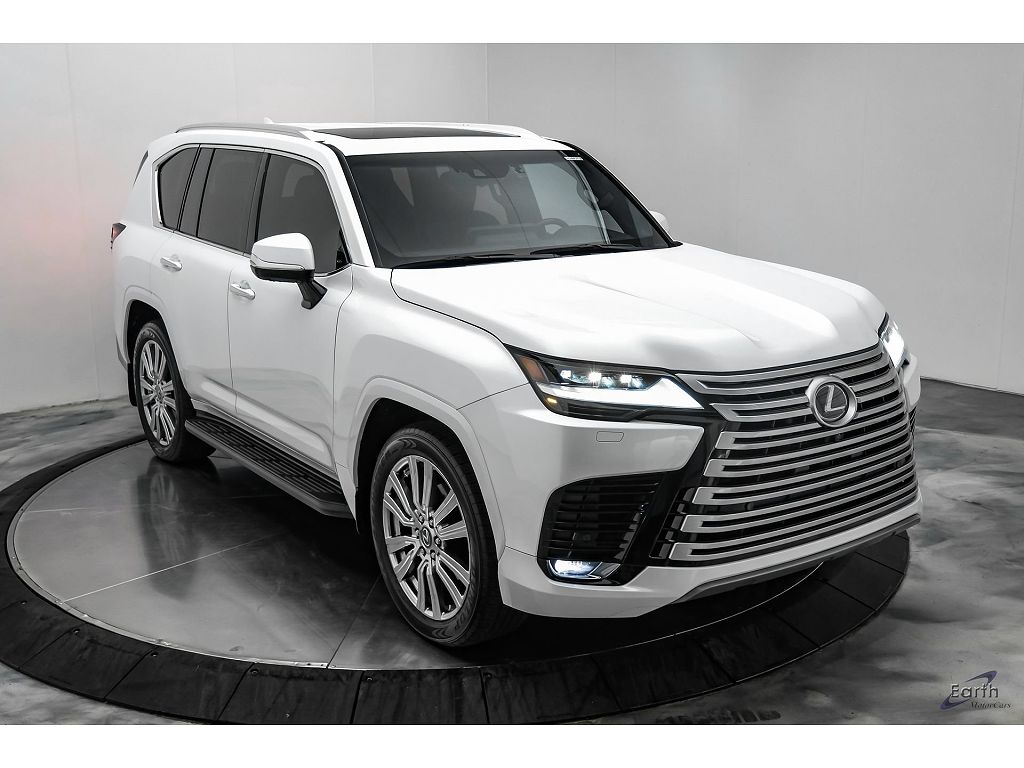 2023 LEXUS LX 600 Ultra Luxury White Pearl Illuminated Cargo Sil