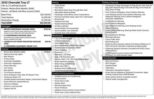 2025 Chevrolet Trax LT