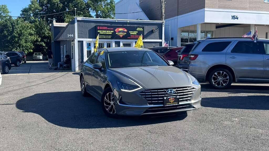 2020 Hyundai Sonata Hybrid Blue