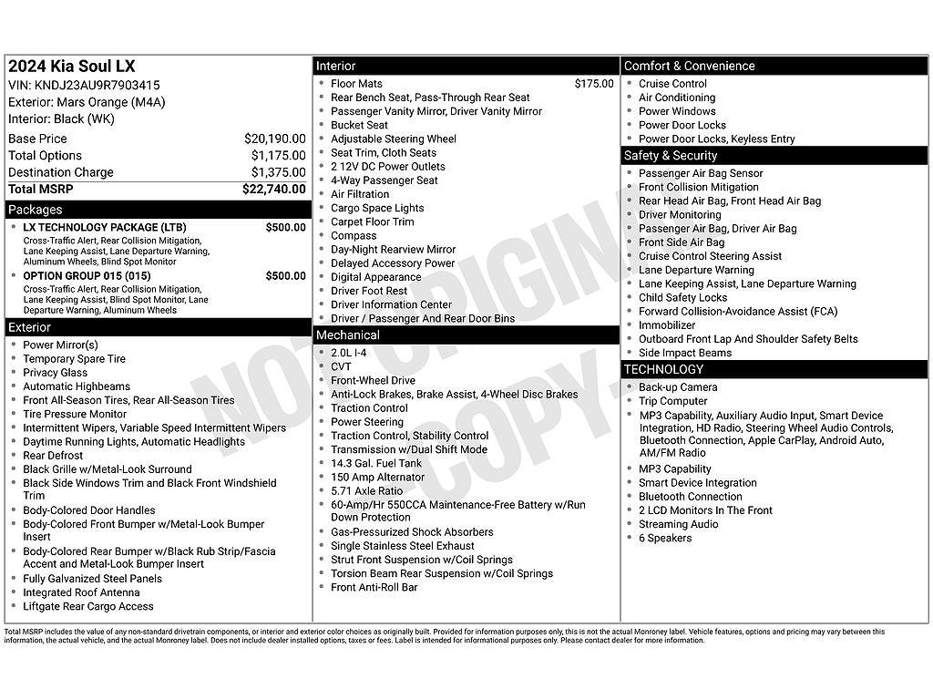 2024 Kia Soul LX