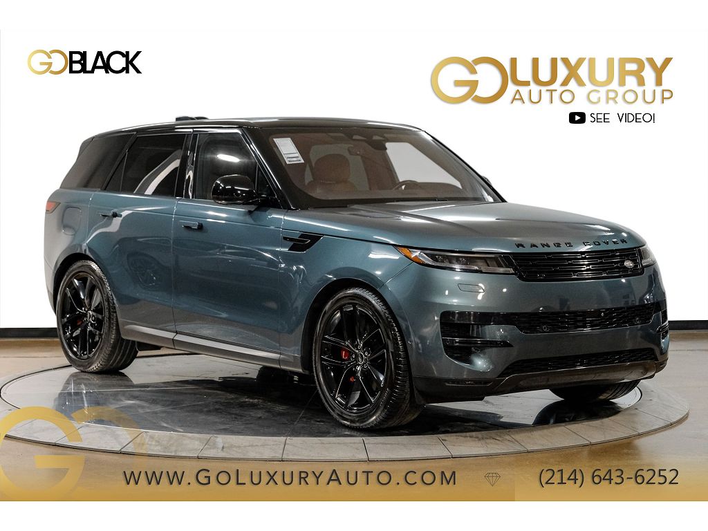 2023 Land Rover Range Rover Sport  SE Package/Park Assist/Black Contrast Roof/Caraway perforated Windsor lea/22" Style 5127 Satin Dark Grey