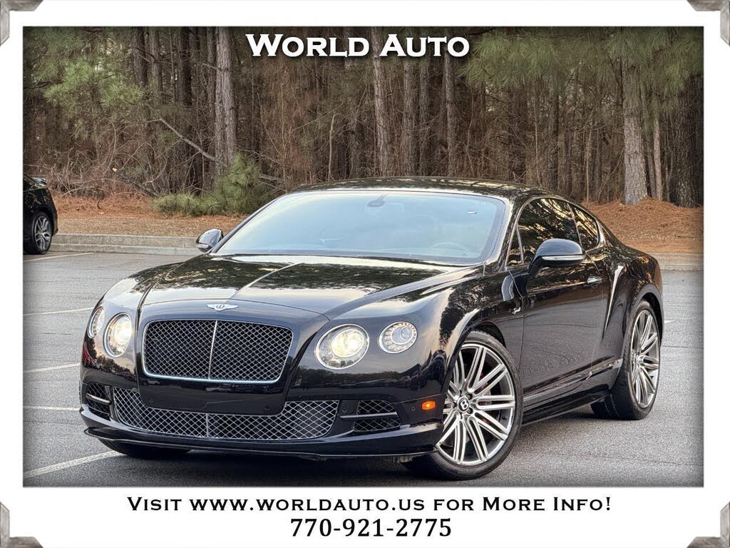 2015 Bentley Continental GT Speed Speed