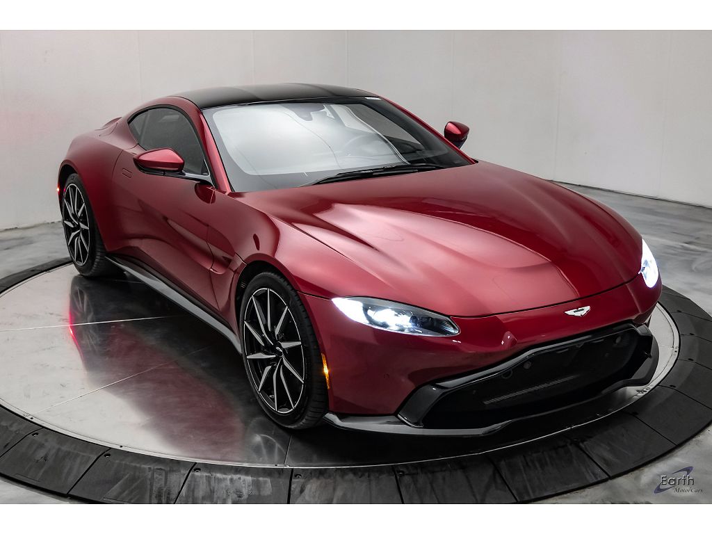2019 Aston Martin Vantage Front Sport Seats Black Painted Roof 20-Inch Wheel