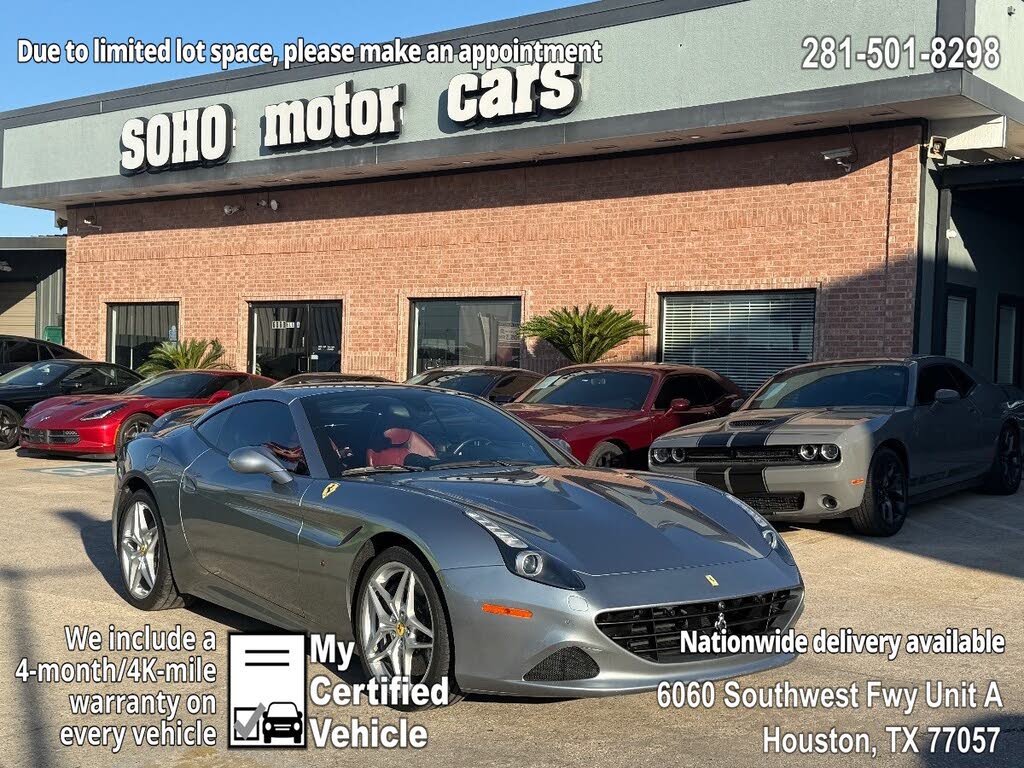 2016 Ferrari California T 2dr Conv For Export Only