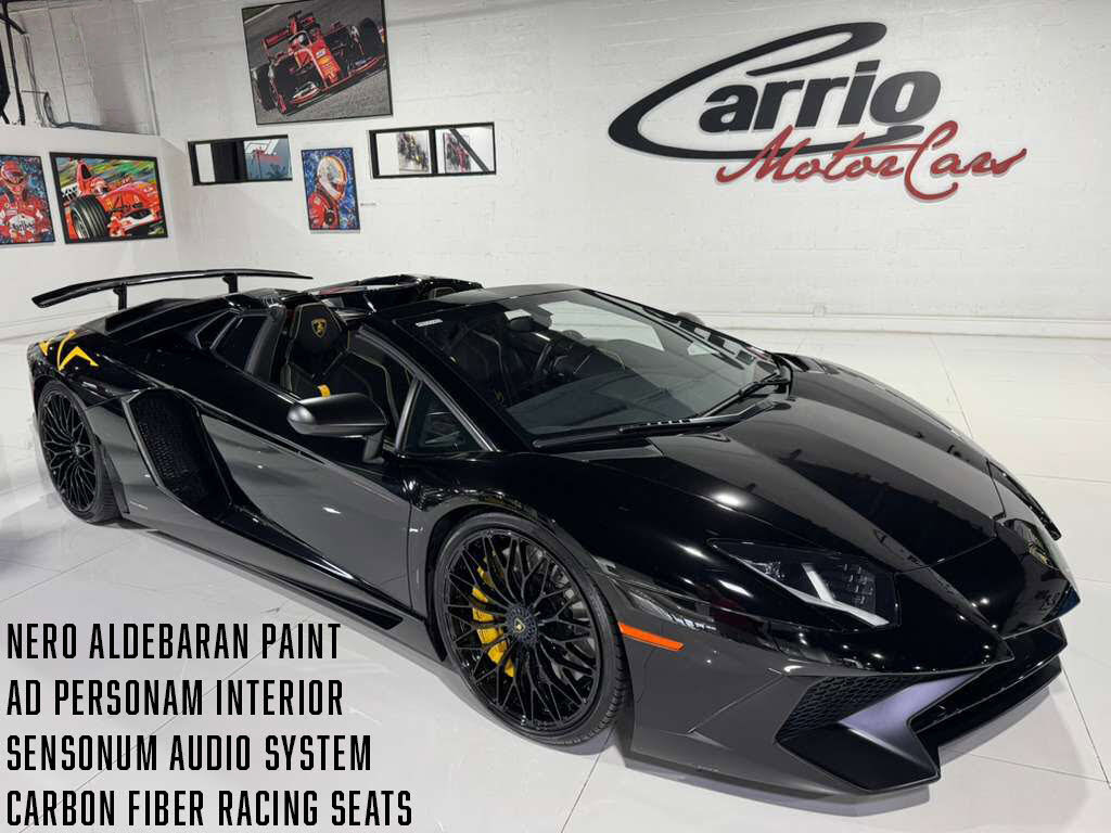 2017 Lamborghini Aventador LP 750-4 SV Roadster